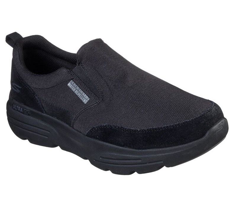 Skechers Herr Svarta Slip On - Gowalk Duro - Sverige (XSIGB-8742)